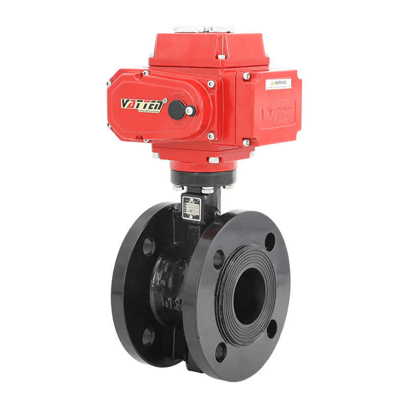 Van bướm mặt bích điện