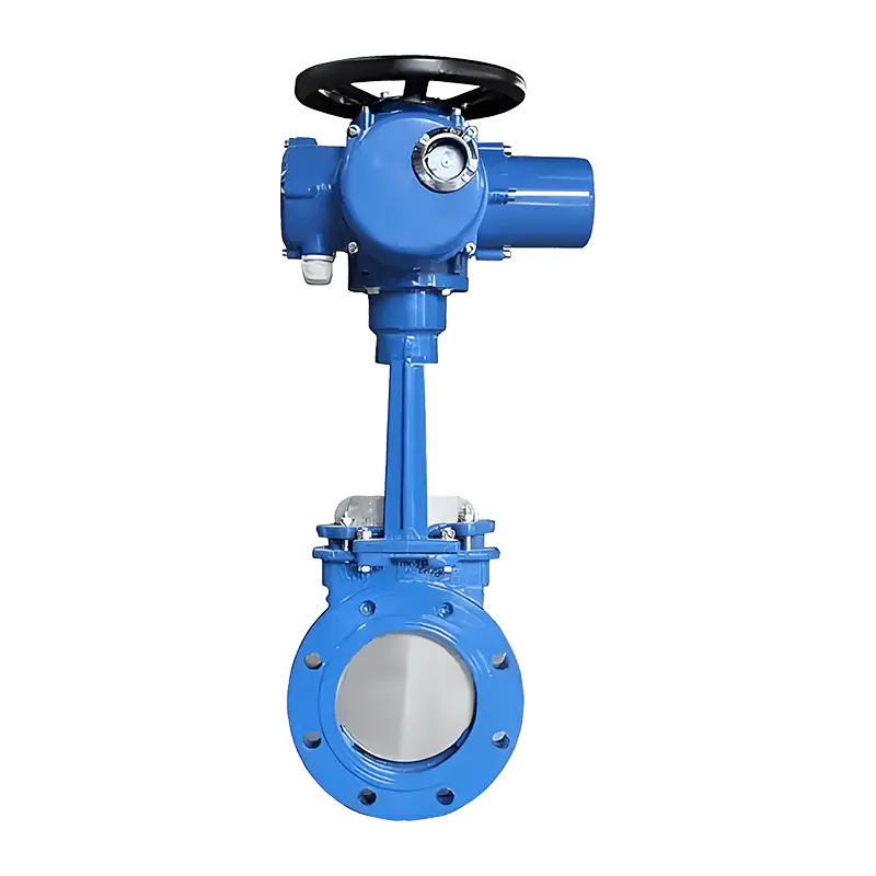 Van cổng mặt bích điện