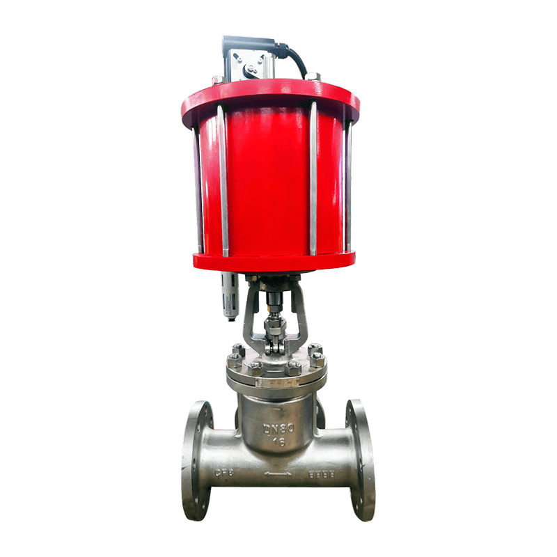 Van ngắt bằng thép carbon khí nén