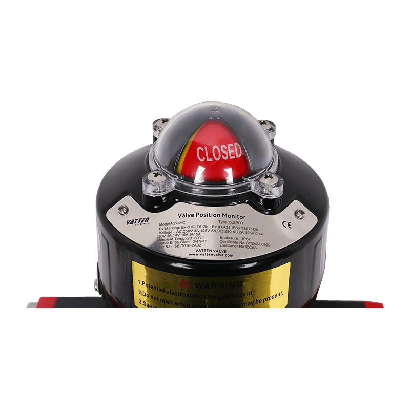 Van bi mặt bích chống cháy nổ bằng khí nén