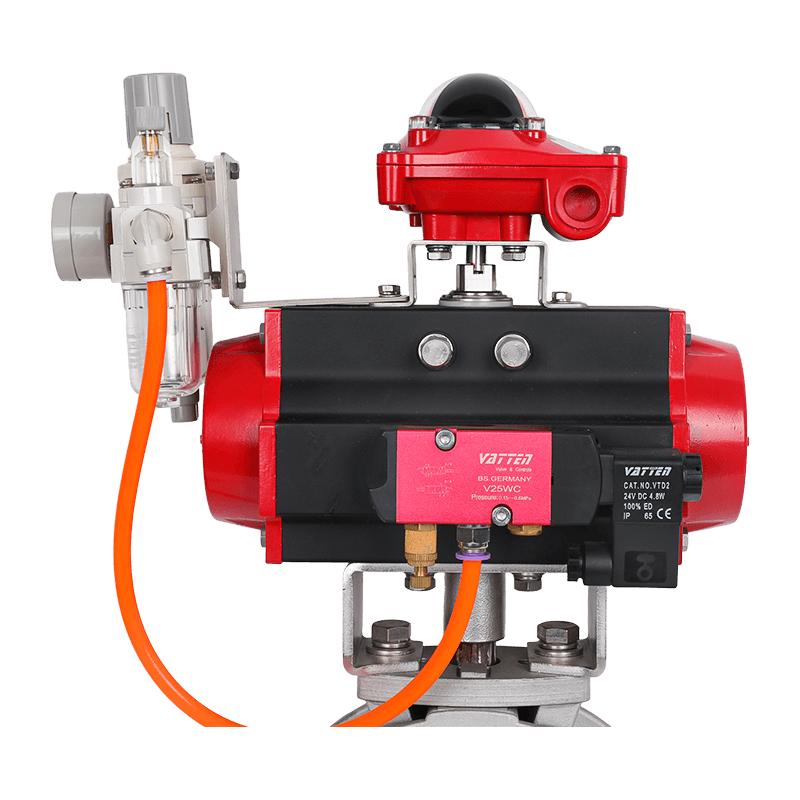 Van bướm bột khí nén