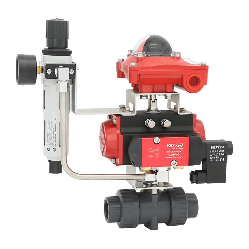 Van bi PVC khí nén