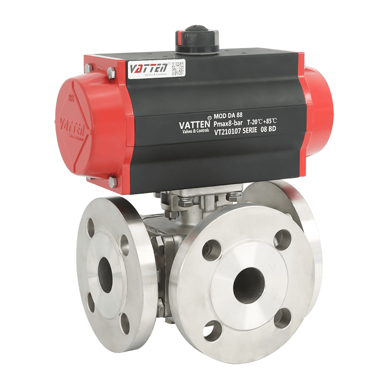 Van bi ba chiều khí nén